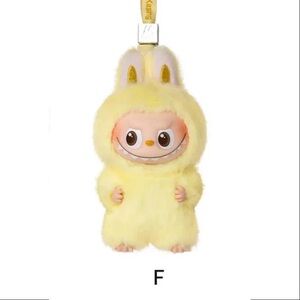 NIB Pin for Love F Popmart Labubu Yellow Vinyl Plush